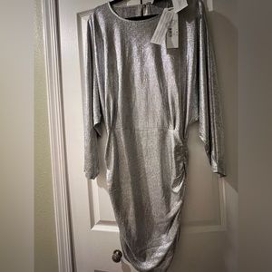 I R O metallic dress size 38
